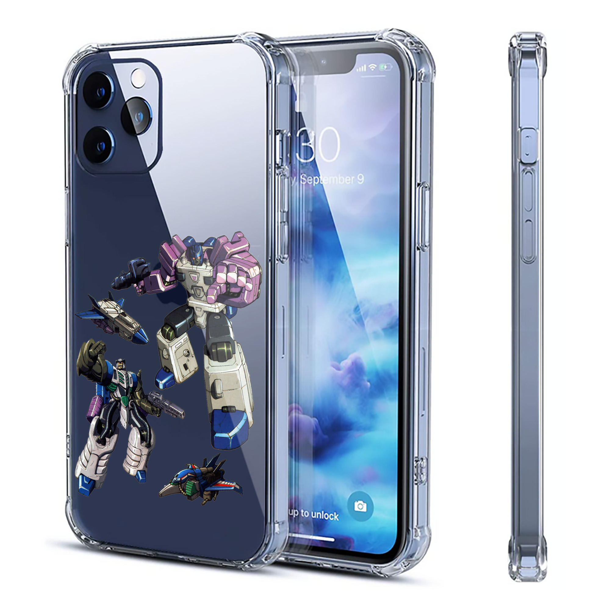 （画像用）  【iPhone 12シリーズ対応】透明スマホケース（クリアソフトケース）